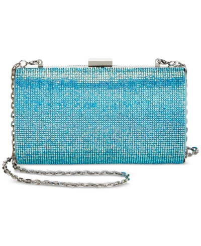 Inc International Concepts Ranndi Sparkle Clutch, Created For Macy's In Lt Blue