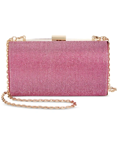 Inc International Concepts Ranndi Sparkle Clutch, Created For Macy's In Pink