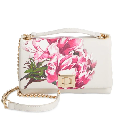 Inc International Concepts Soft Ajae Flap Shoulder Bag, Created For Macy's In Ruby Bouquet