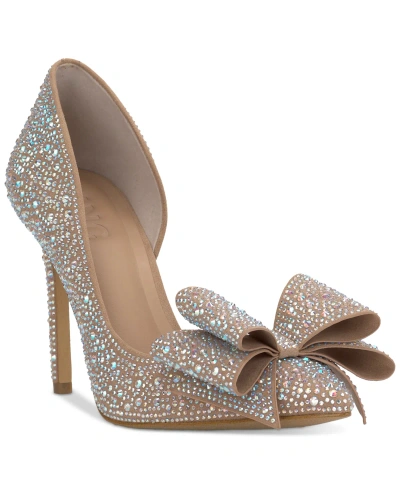 Inc International Concepts Women's Kenjay D'orsay Pumps, Created For Macy's In Ab Bling Bow