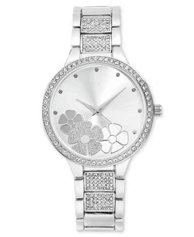 Inc International Concepts Women's Silver-tone Bracelet Watch 37mm, Created For Macy's
