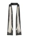Ia London Printed Scarf In Black