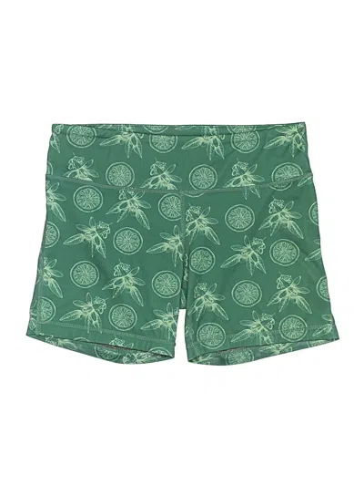 Pre-owned Iab Mfg Board Shorts In Green