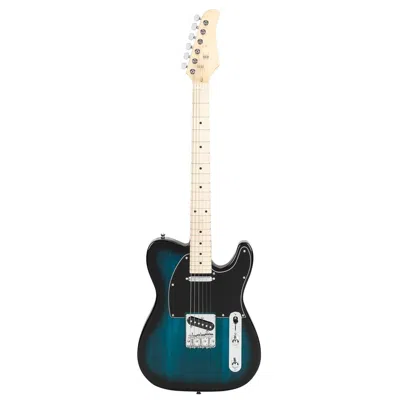 Iaga Maple Fingerboard Gtl Electric Guitar Ss Pickup Blue In Multi