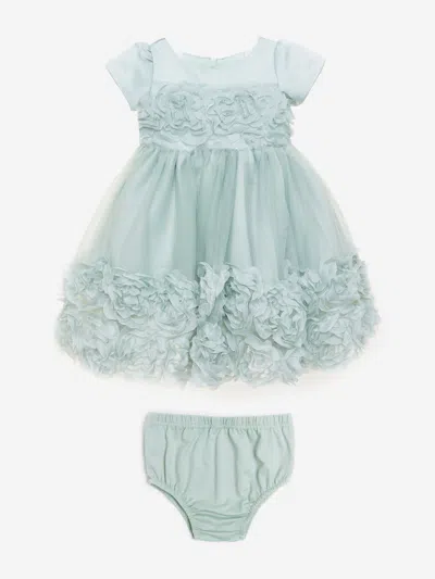 Iame Baby Girls Mint Meadow Dress In Green