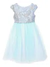 Iame Crystal Cascade Dress In Green