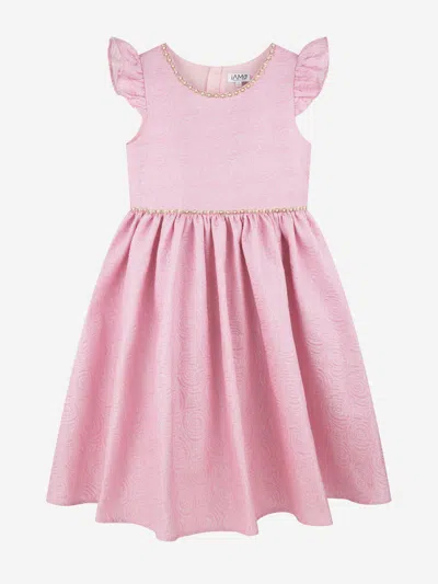 Iame Kids'  Girls All Over Print Dress In Pink