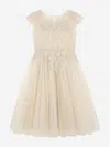 IAME IAME GIRLS TULLE EMBROIDERED DRESS