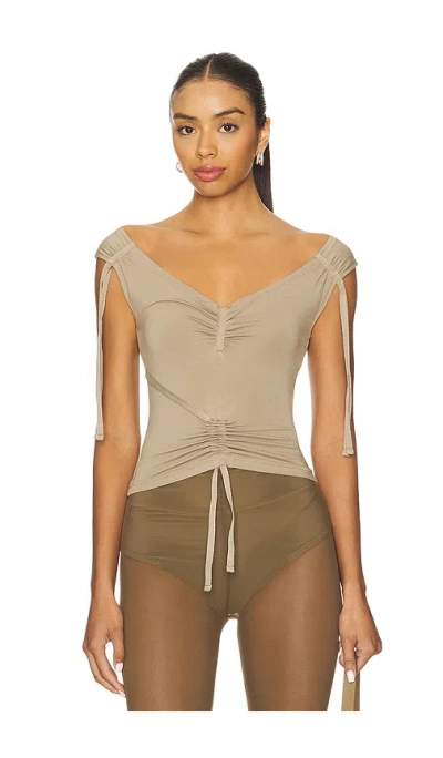 I.am.gia Asha Top In Brown