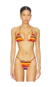 I.am.gia Ava Bikini Top In Multi