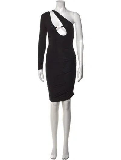 Pre-owned I.am.gia Bamboo Mini Dress In Black