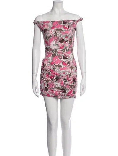 Pre-owned I.am.gia Bamboo Mini Dress In Pink
