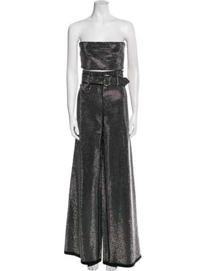 Pre-owned I.am.gia Crystal Embellishments Pant Set In Black