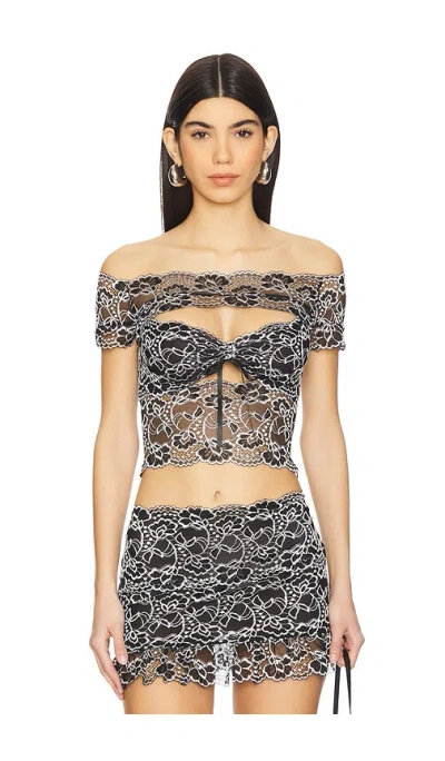 I.am.gia Crystal Top In Black