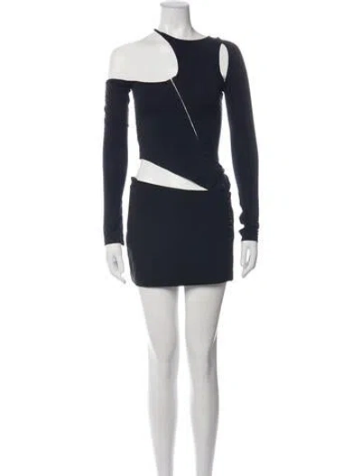 Pre-owned I.am.gia Cutout Accent Skirt Set In Black/pink