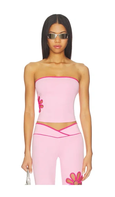 I.am.gia Daisy Boob Tube In Pink
