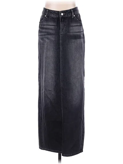Pre-owned I.am.gia Denim Skirt In Gray