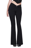 I.am.gia Ellena 2.0 Curved Waist Flare Pants In Black