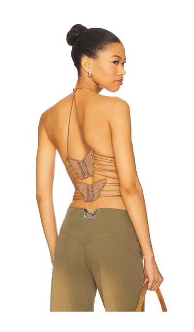 I.am.gia Ellery Top In Brown