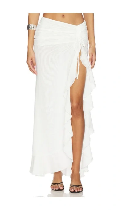 I.am.gia Emilia Maxi Skirt In White