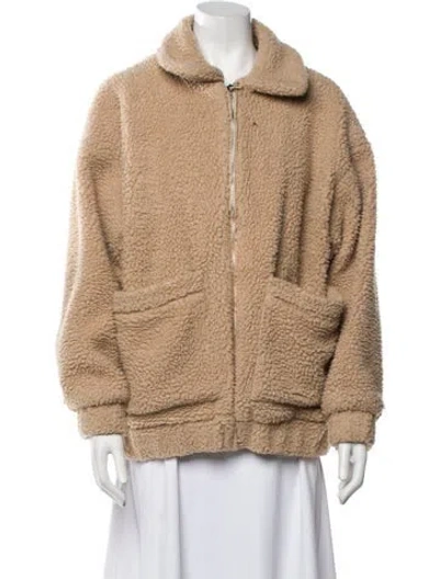 Pre-owned I.am.gia Faux Fur Faux Fur Coat In Neutral
