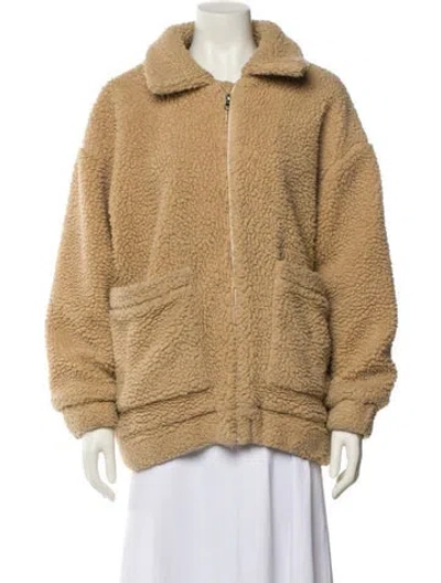 Pre-owned I.am.gia Faux Fur Jacket In Brown