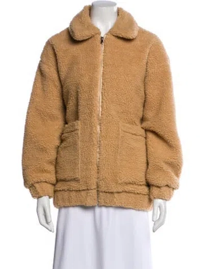 Pre-owned I.am.gia Faux Fur Jacket In Neutral