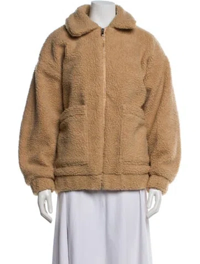 Pre-owned I.am.gia Faux Fur Jacket In Neutral