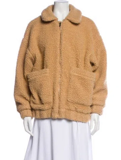 Pre-owned I.am.gia Faux Fur Jacket In Neutral