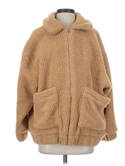 Pre-owned I.am.gia Faux Fur Jacket In Tan