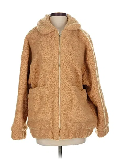 Pre-owned I.am.gia Fleece Jacket In Tan