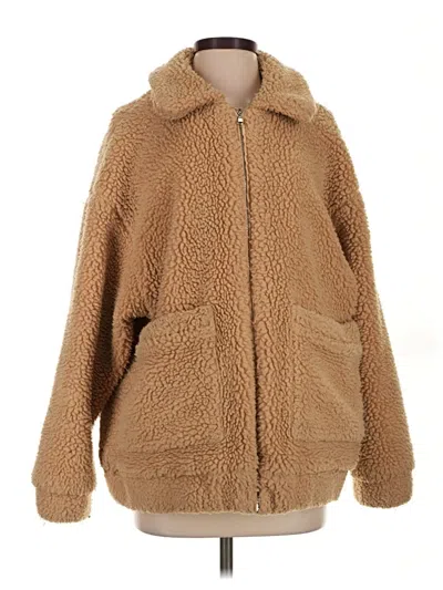Pre-owned I.am.gia Fleece Jacket In Tan