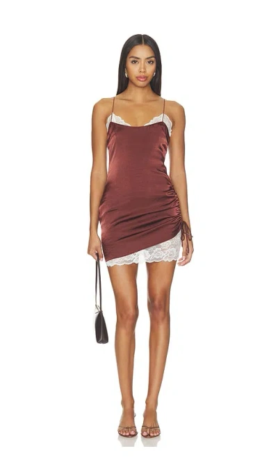 I.am.gia Florianne Mini Dress In Brown