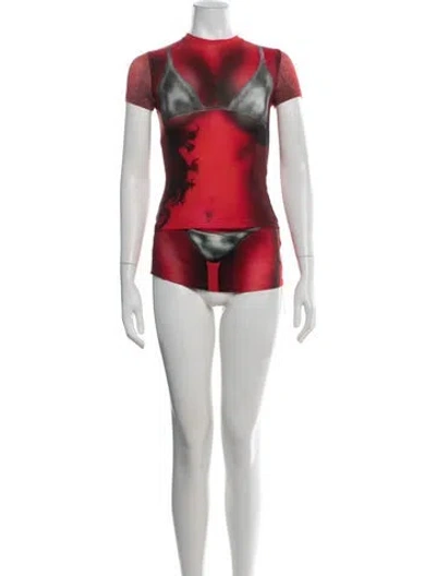 Pre-owned I.am.gia Graphic Print Skirt Set In Multicolor