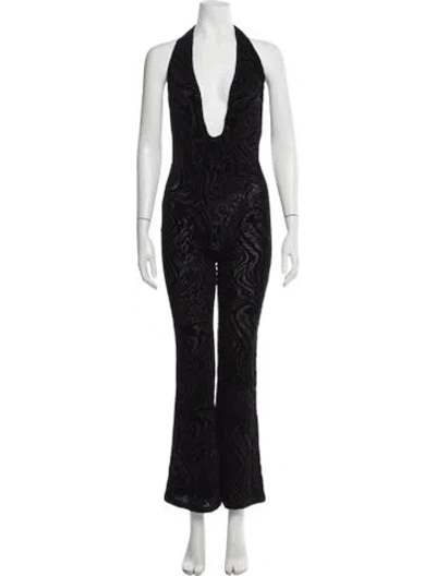 Pre-owned I.am.gia Halterneck Jumpsuit In Black