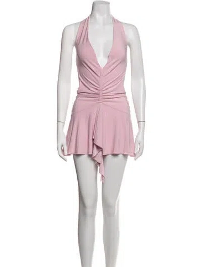 Pre-owned I.am.gia Halterneck Mini Dress In Pink