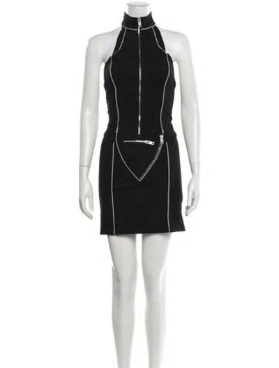 Pre-owned I.am.gia Halterneck Mini Dress W/ Tags In Black