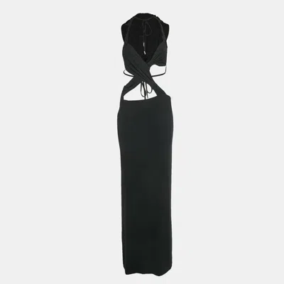 I.am.gia I. Am. Gia Black Jersey Cut-out Vivienne Dress