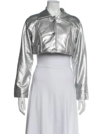 Pre-owned I.am.gia Jacket In Silver