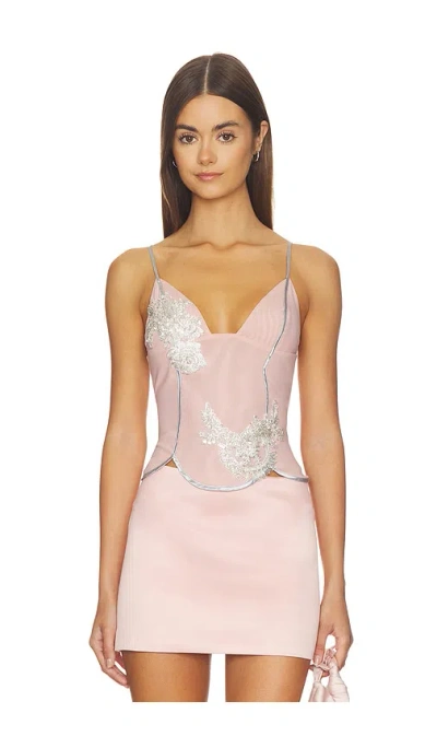 I.am.gia Jiji Applique Cami In Pink