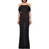 I.am.gia Kahlo Off-the-shoulder Cocktail Dress In Black