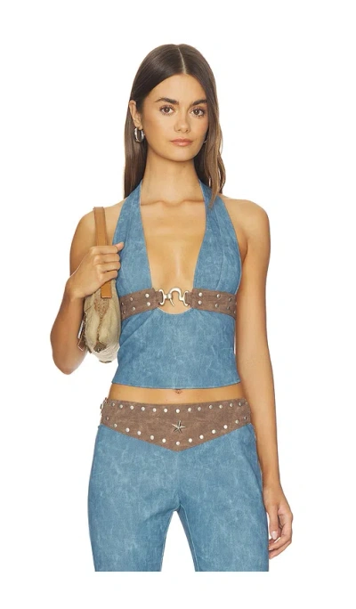 I.am.gia Kessa Top In Blue