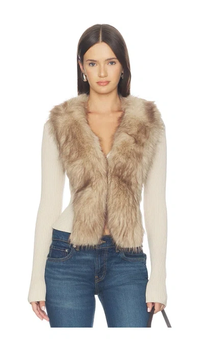 I.am.gia Kytia Cardigan In Beige
