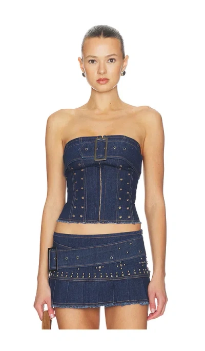 I.am.gia Mason Corset In Blue