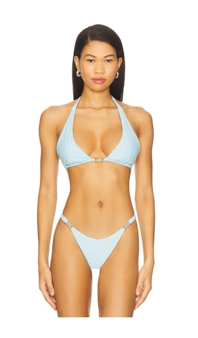 I.am.gia Maui Bikini Top In Blue