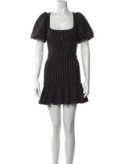 Pre-owned I.am.gia Nylon Mini Dress In Black