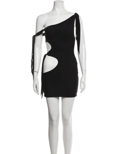 Pre-owned I.am.gia One-shoulder Mini Dress In Black