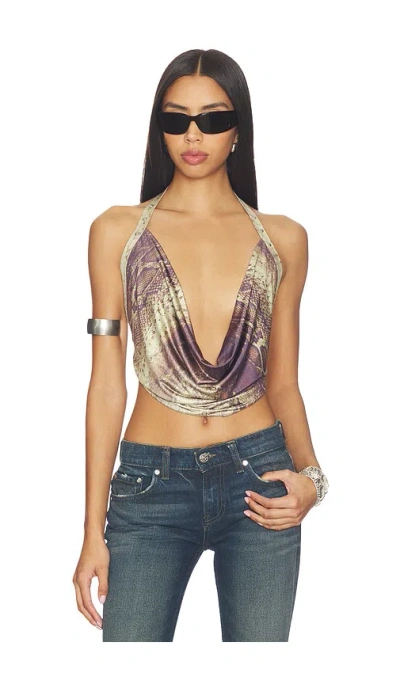 I.am.gia Sasha Top In Burgundy