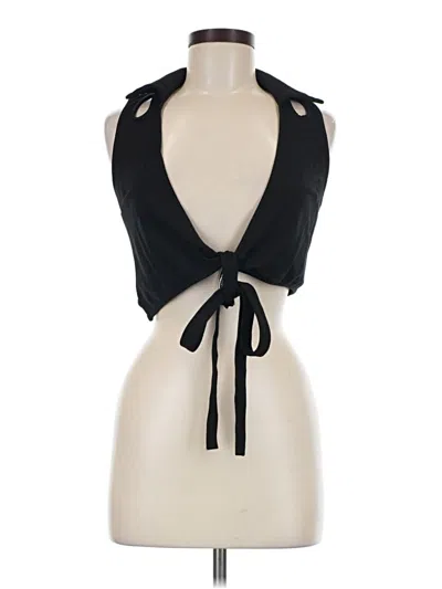 Pre-owned I.am.gia Sleeveless Blouse In Black