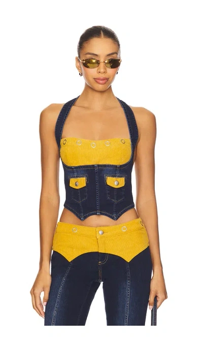 I.am.gia Tommie Corset In Blue